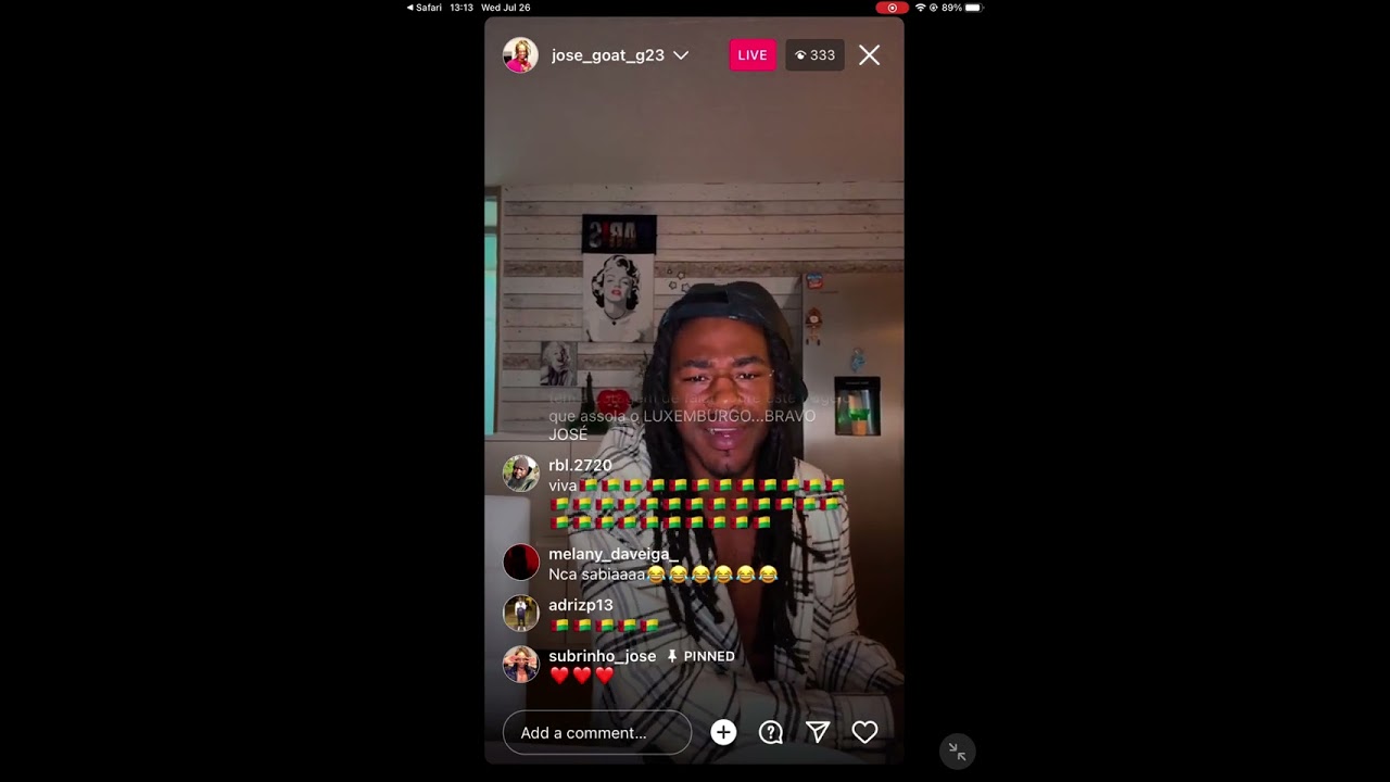 Live José GOAT 🐐 sta obsekadu ku guinienses