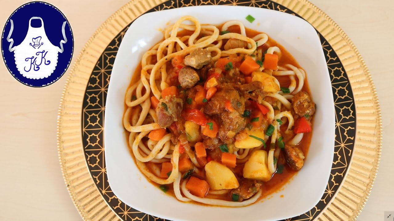 Lagman, traditionelles Gericht aus usbekischen Küche
