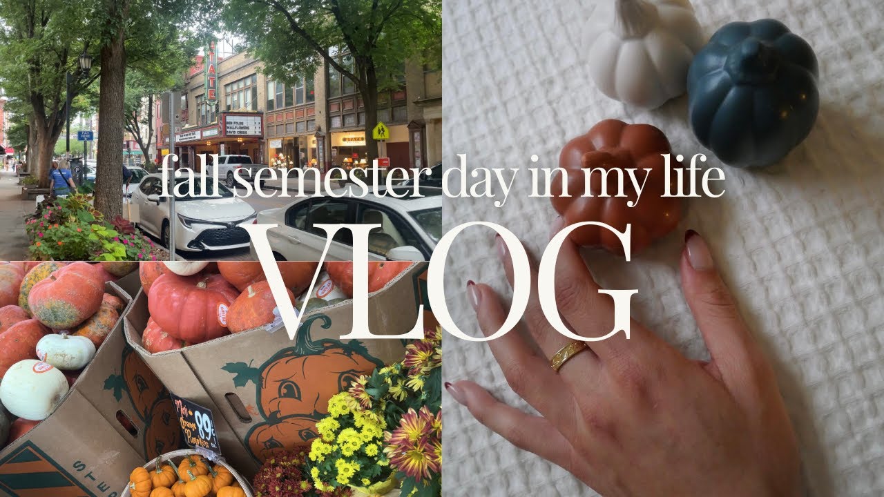 fall day in my life at college | vlog