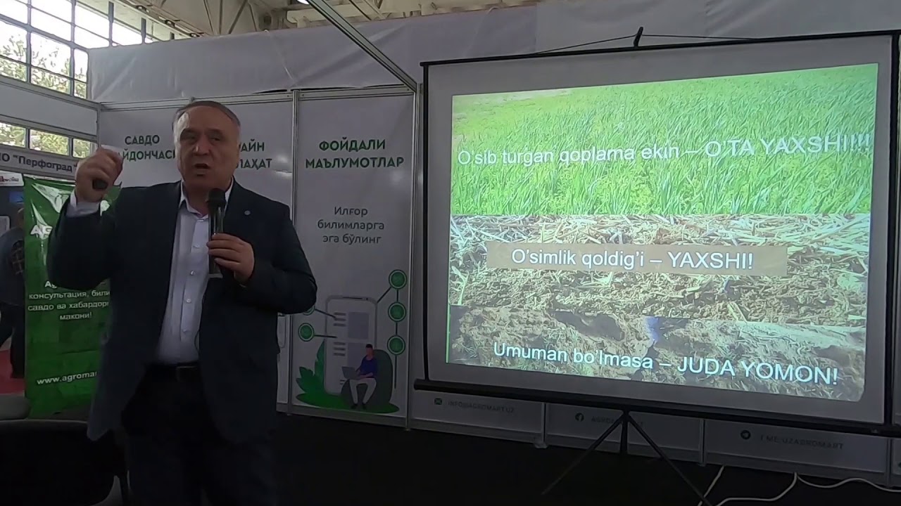 Қишлоқ хўжалигида тупроқни муҳофаза қилувчи ва ресурс тежовчи технологиялар