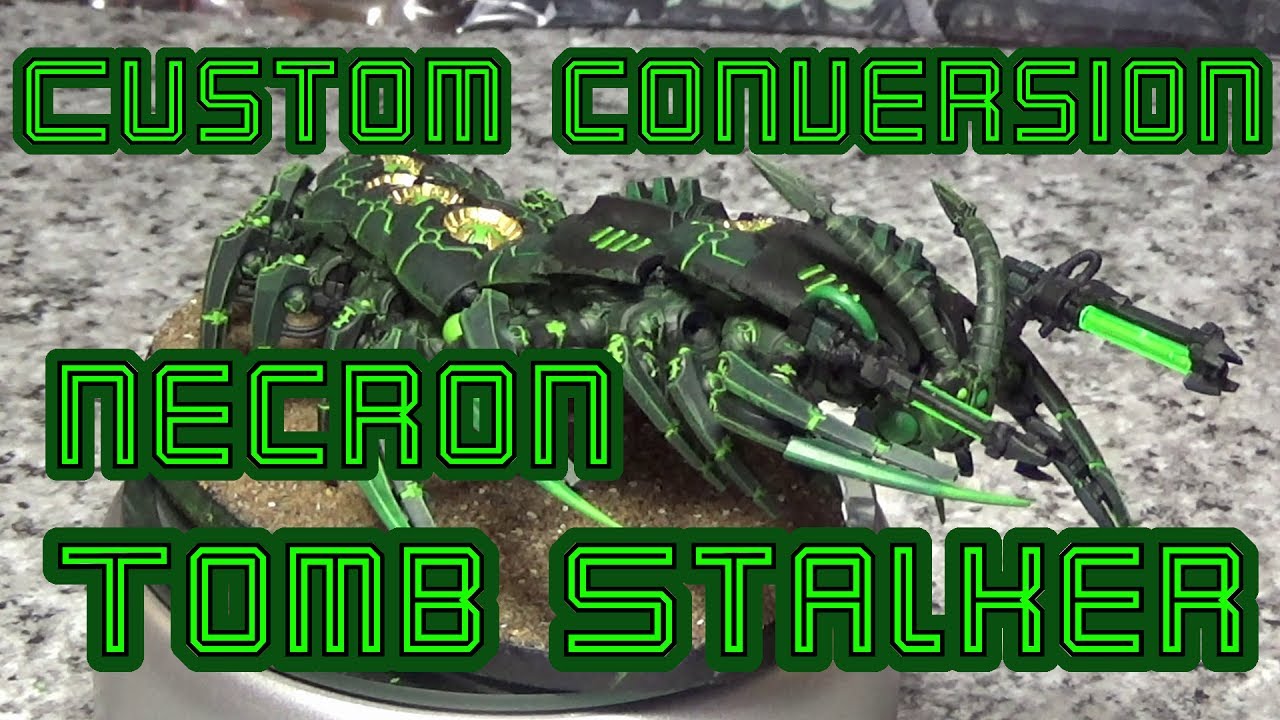 How To Make A Necron Tomb Stalker / Tomb Sentinel Custom Conversion (PLASTIC NOT RESIN)