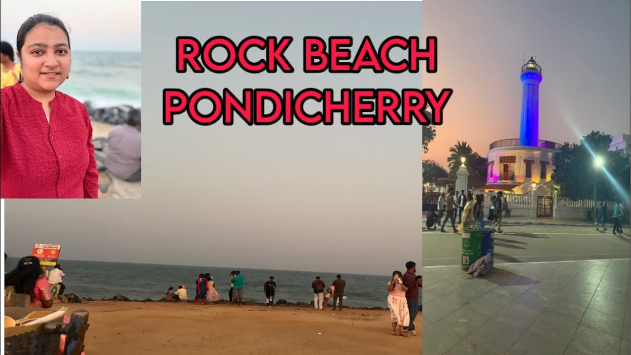 Rock Beach Puducherry|Puducherry Beaches|#viral #naturelovers #puducherry #beachvibes #beachvlog 