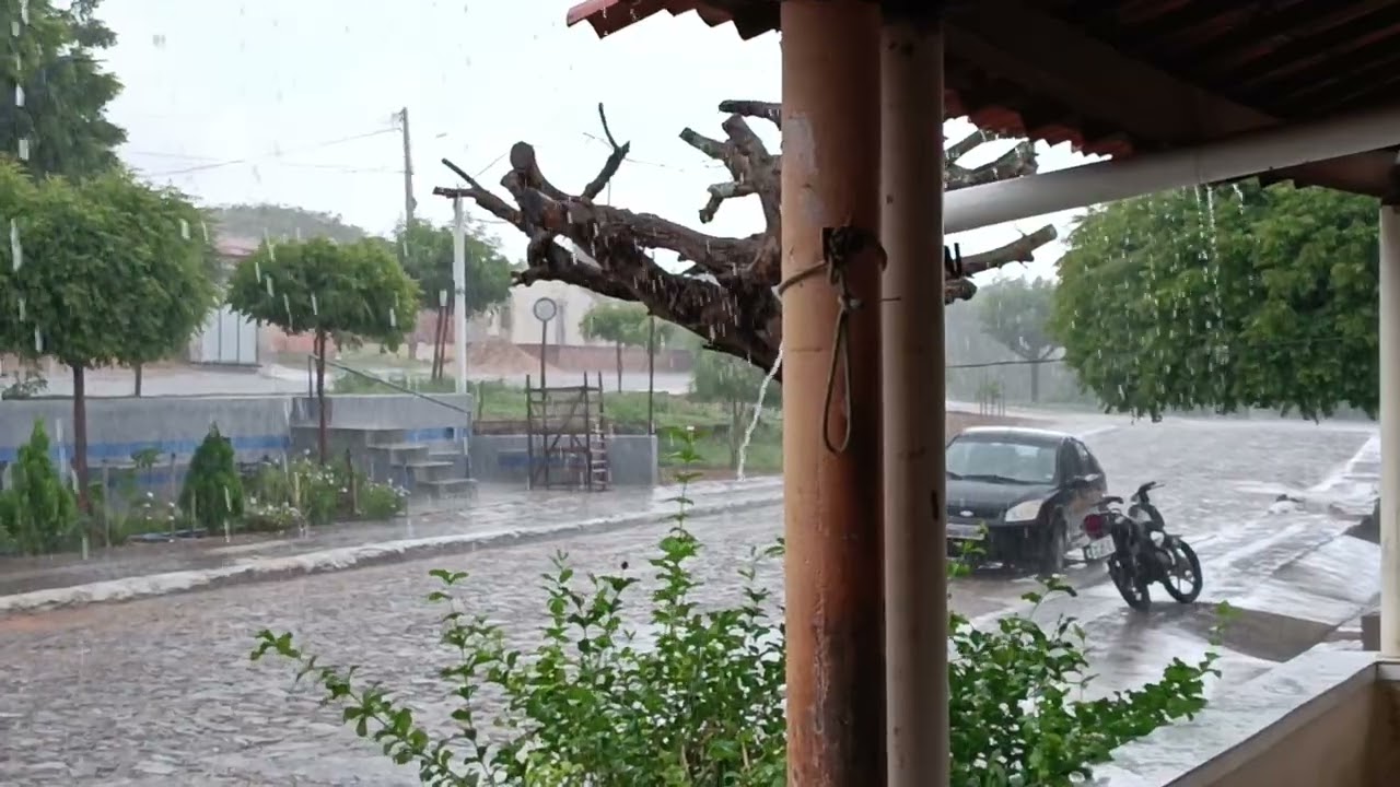 O sertão abençoado com muita chuva 