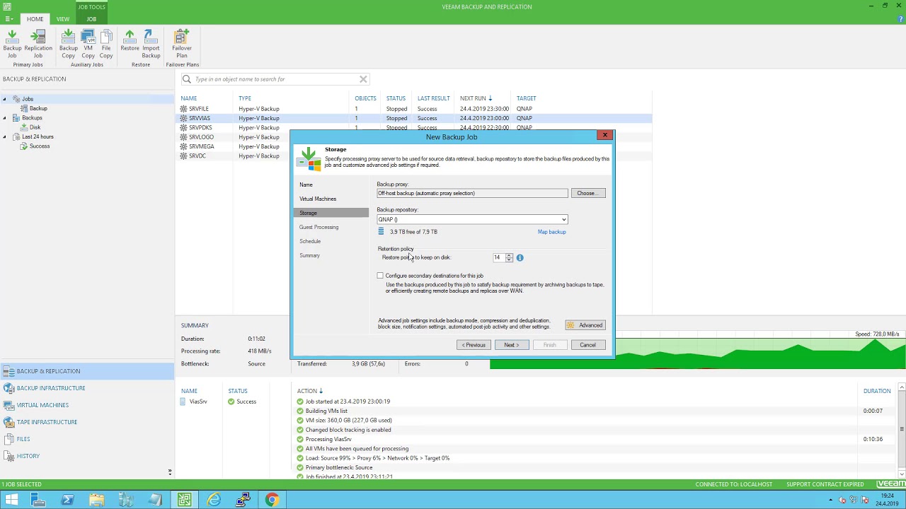 Veeam Backup Job Oluşturma