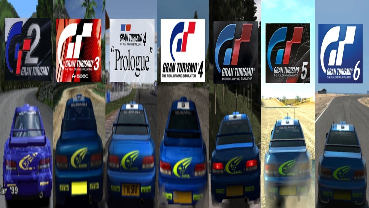 Evolution of the Subaru IMPREZA Rally Car '99 in Gran Turismo