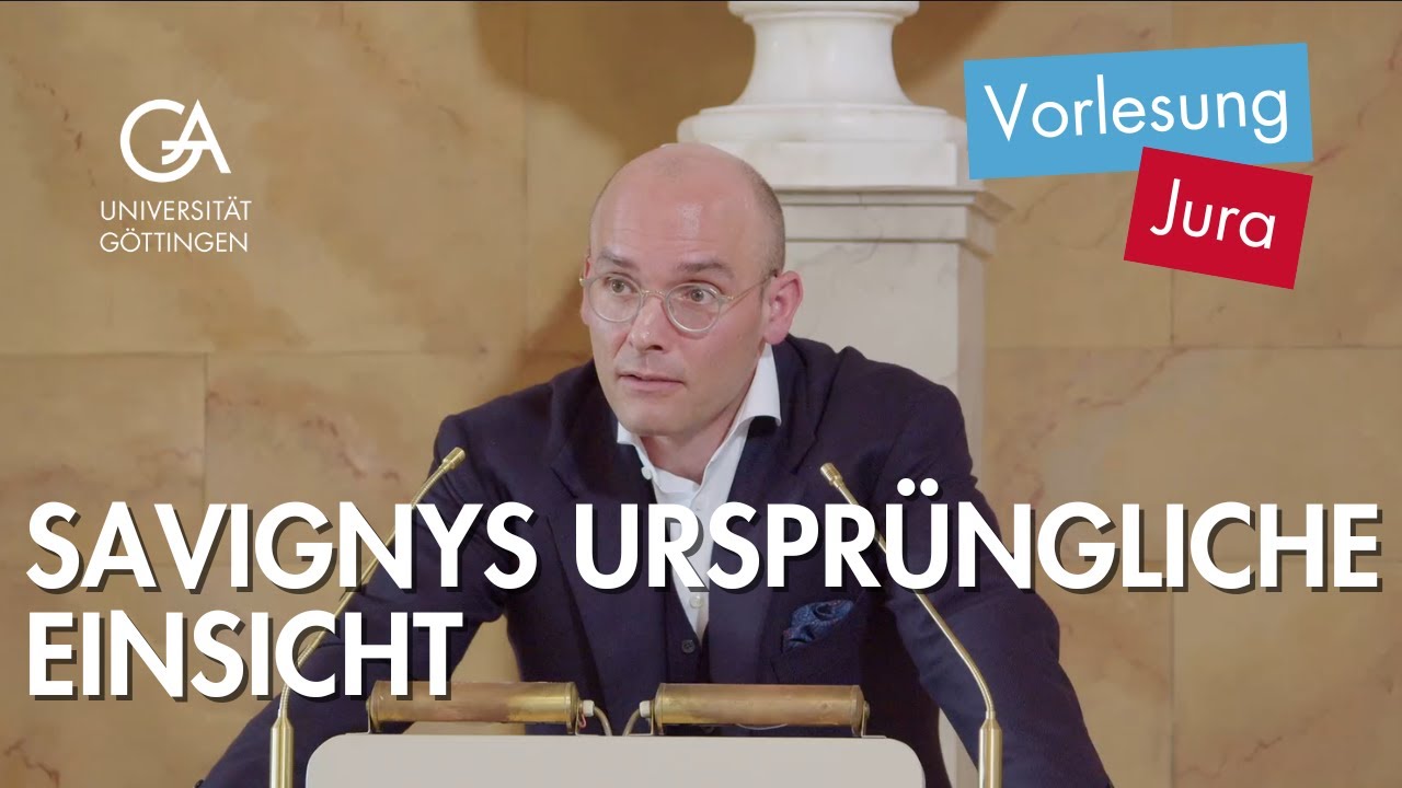 Florian Meinel: Savignys ursprüngliche Einsicht