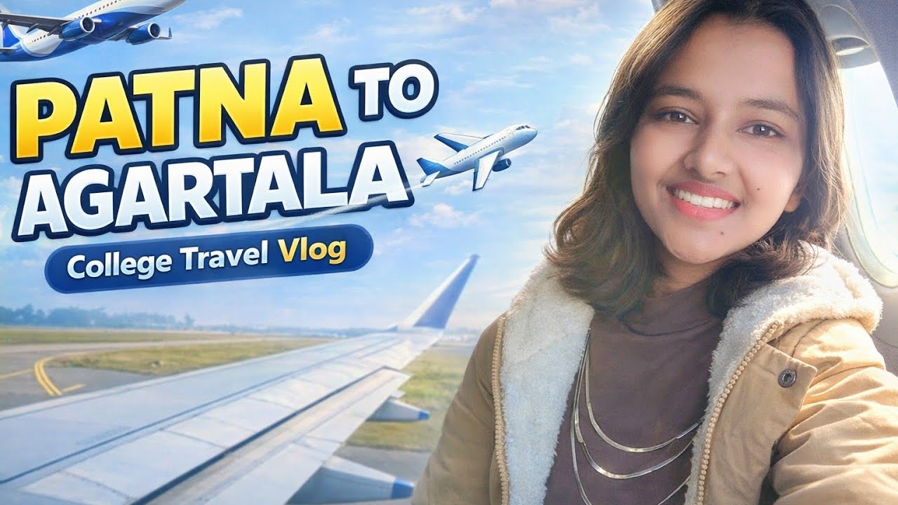 Patna to Agartala ✈️ Back to College | Solo Travel Vlog | NIT Agartala Journey #trending #love #life