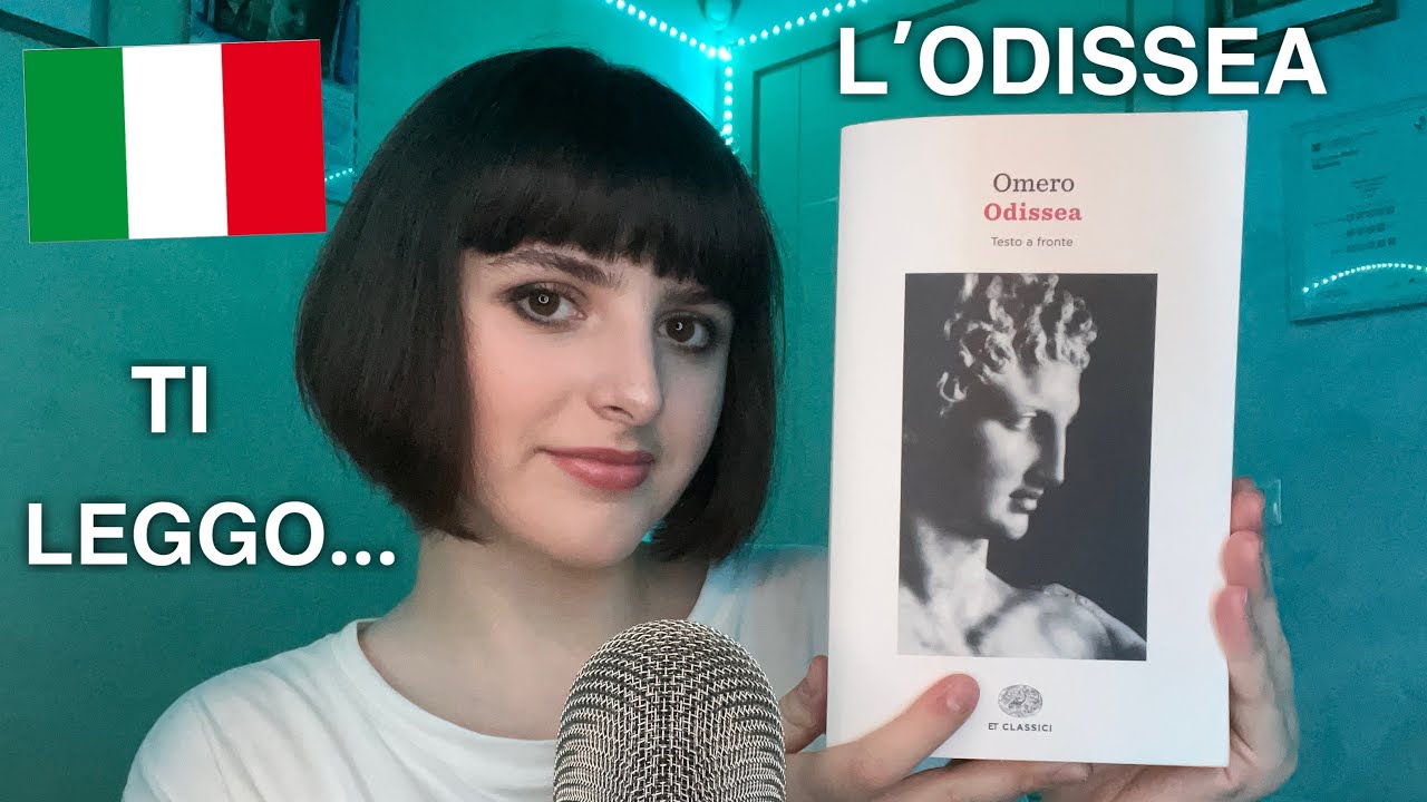ASMR ITA 🇮🇹 Reading You to Sleep The Odyssey in Italian🏛🏺