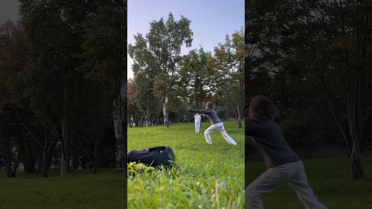 Вариант как провести интересно время с друзьями🥏 #friends #frisbee #relaxing #entertainment