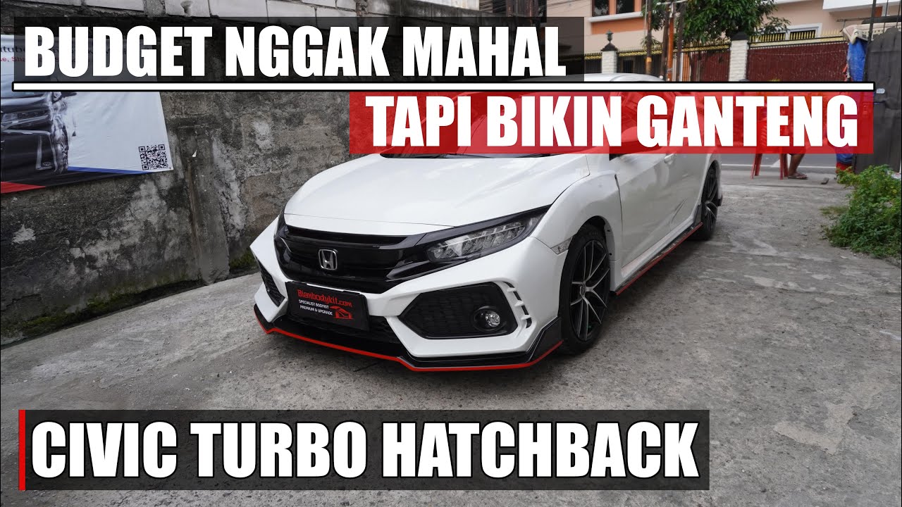 PASANG BODYKIT TITHUM MODEL TYPE R KE CIVIC TURBO HATCHBACK | JAMINAN PRESISI, ORIGINAL, RAPIH