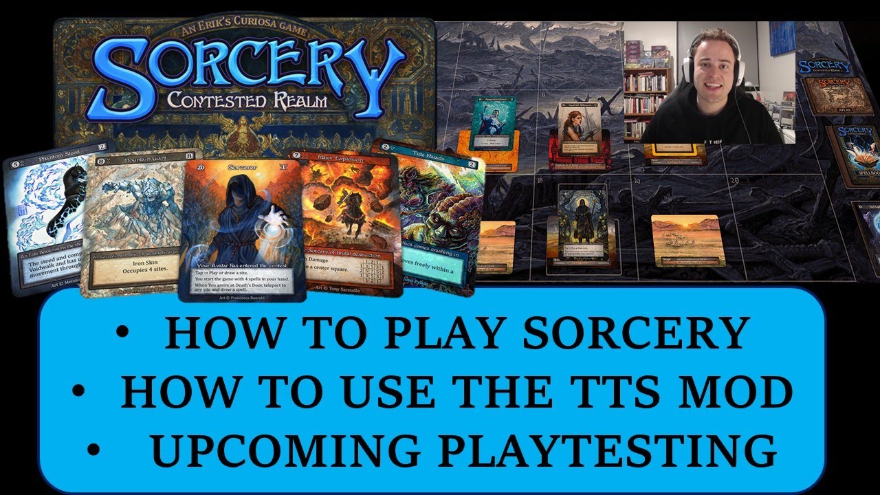 How to Play Sorcery TCG and How to use the TTS Mod! #sorcerytcg