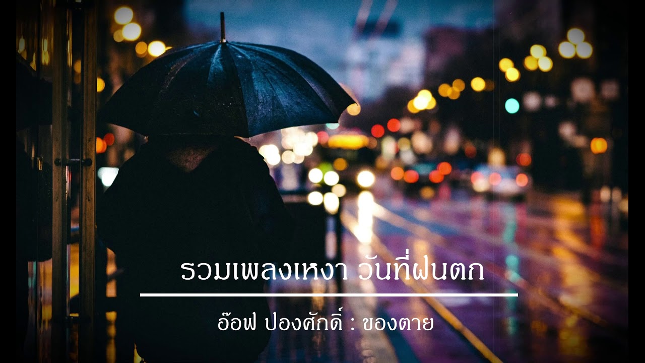 รวมเพลงเหงาๆ วันที่ฝนตก เบาๆ