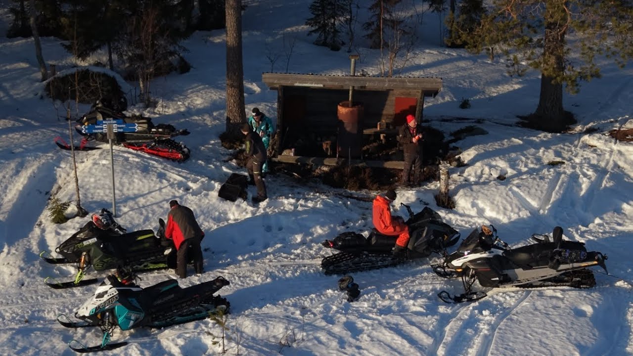 DJI Mini 5 Pro - Active track snowmobile
