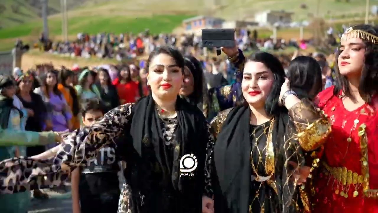 مراسم نوروز مریوان روستای نگل ۱۴۰۴ Halparke Newroz Kurdistan 2025
