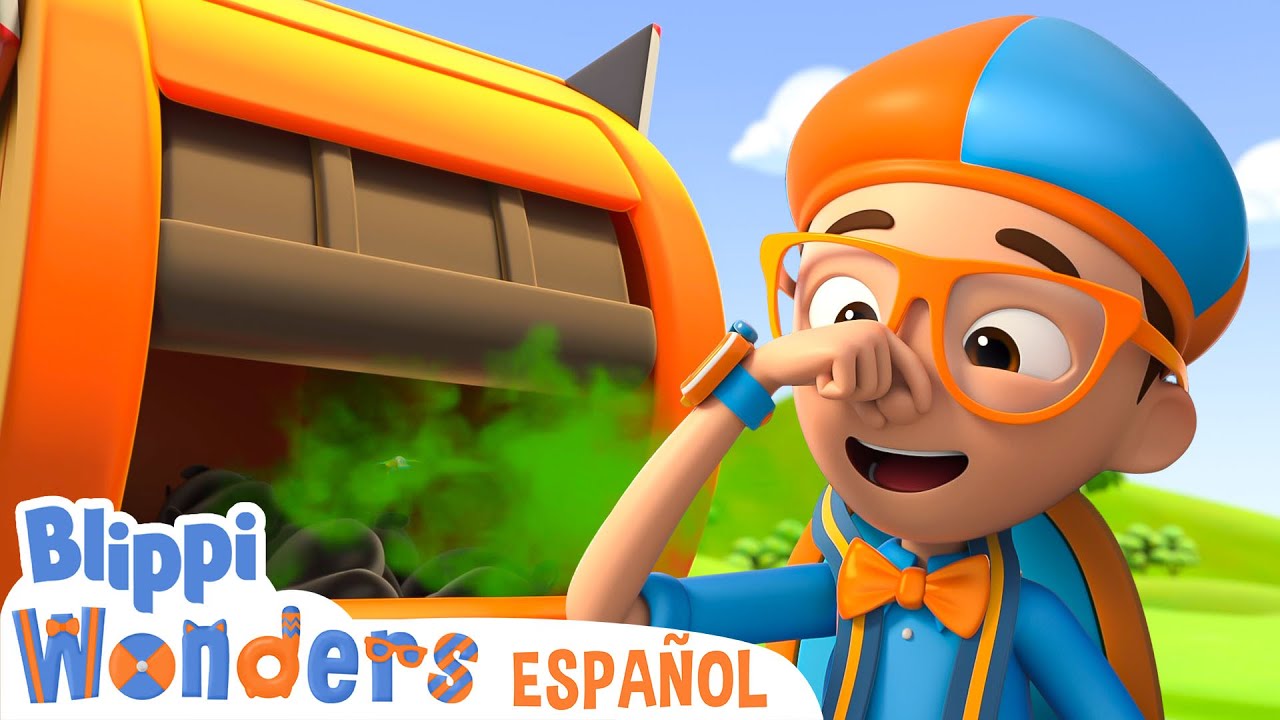 Camión de basura | Blippi Wonders | Caricaturas para niños | Videos educativos para niños