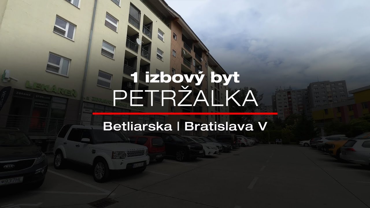 NA PREN&Aacute;JOM/FOR RENT 1 izbov&yacute; byt, Betliarska, PETRŽALKA