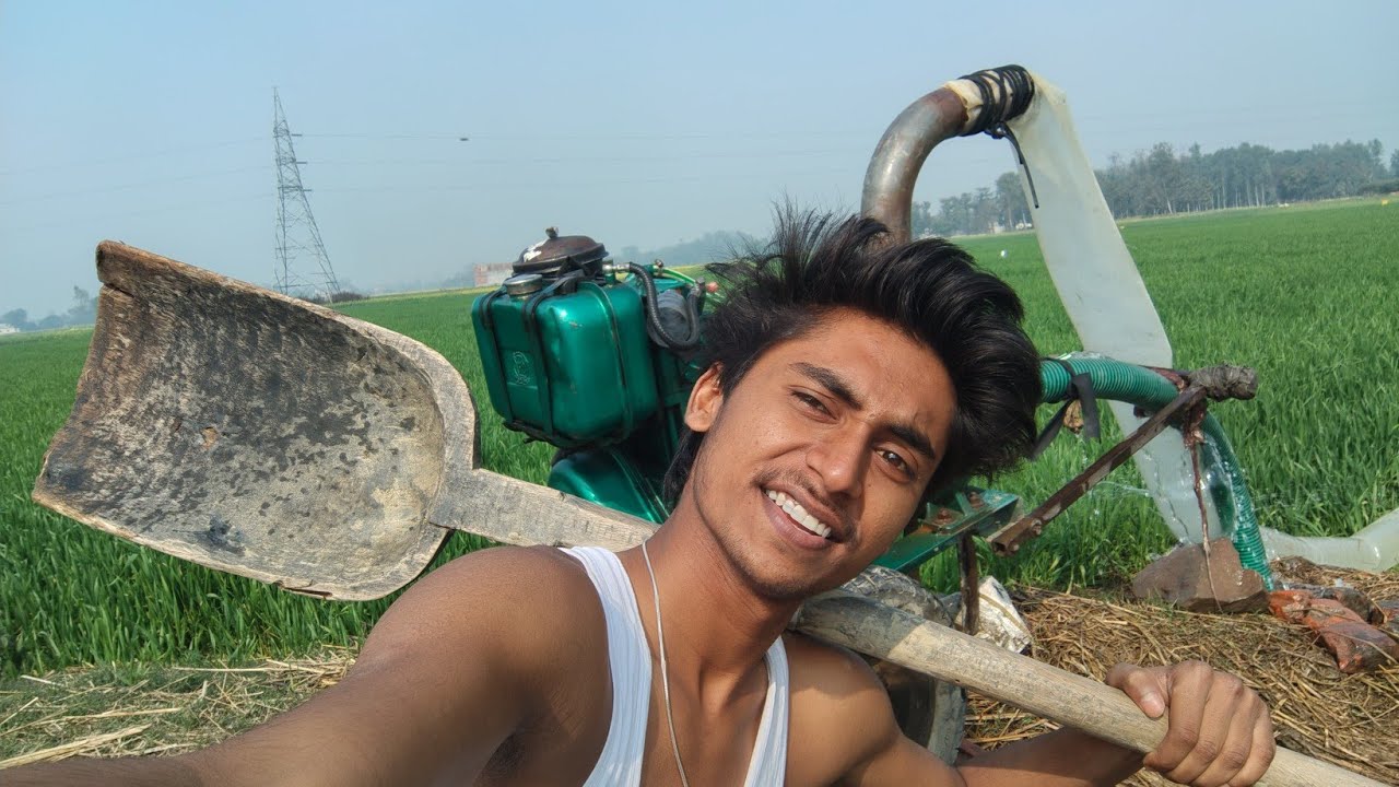 Aaj Khet Me Pani Chalane Aa Gaye!🌾💧