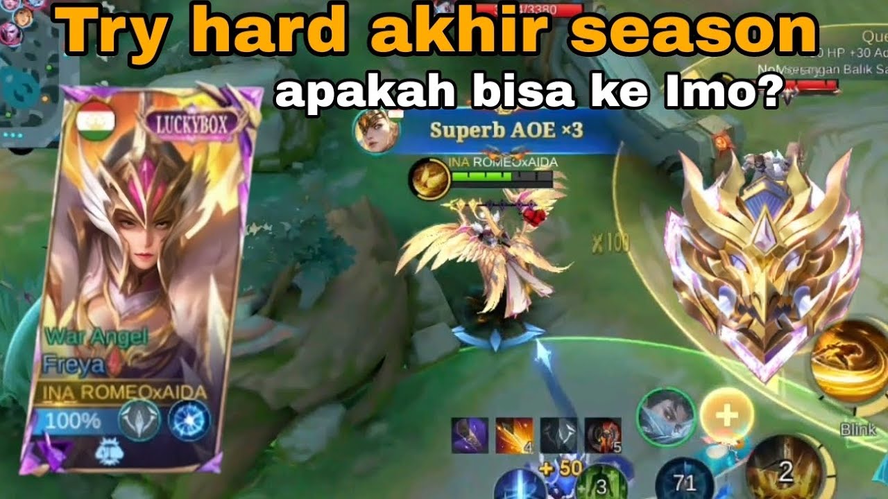 Push rank di akhir season part 3 | Mobile Legend 