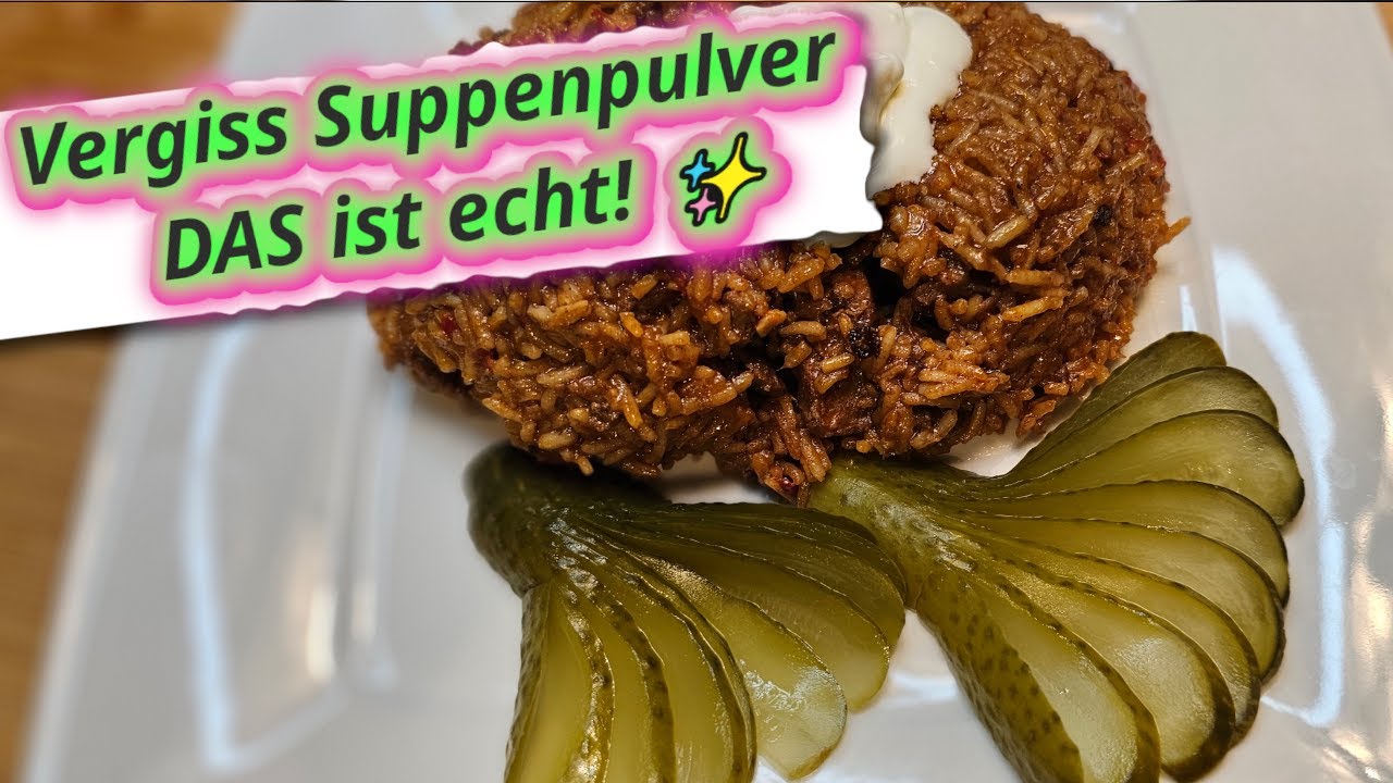 Reisfleisch &ndash; endlich ohne Tricks & Pulver! 🍲
