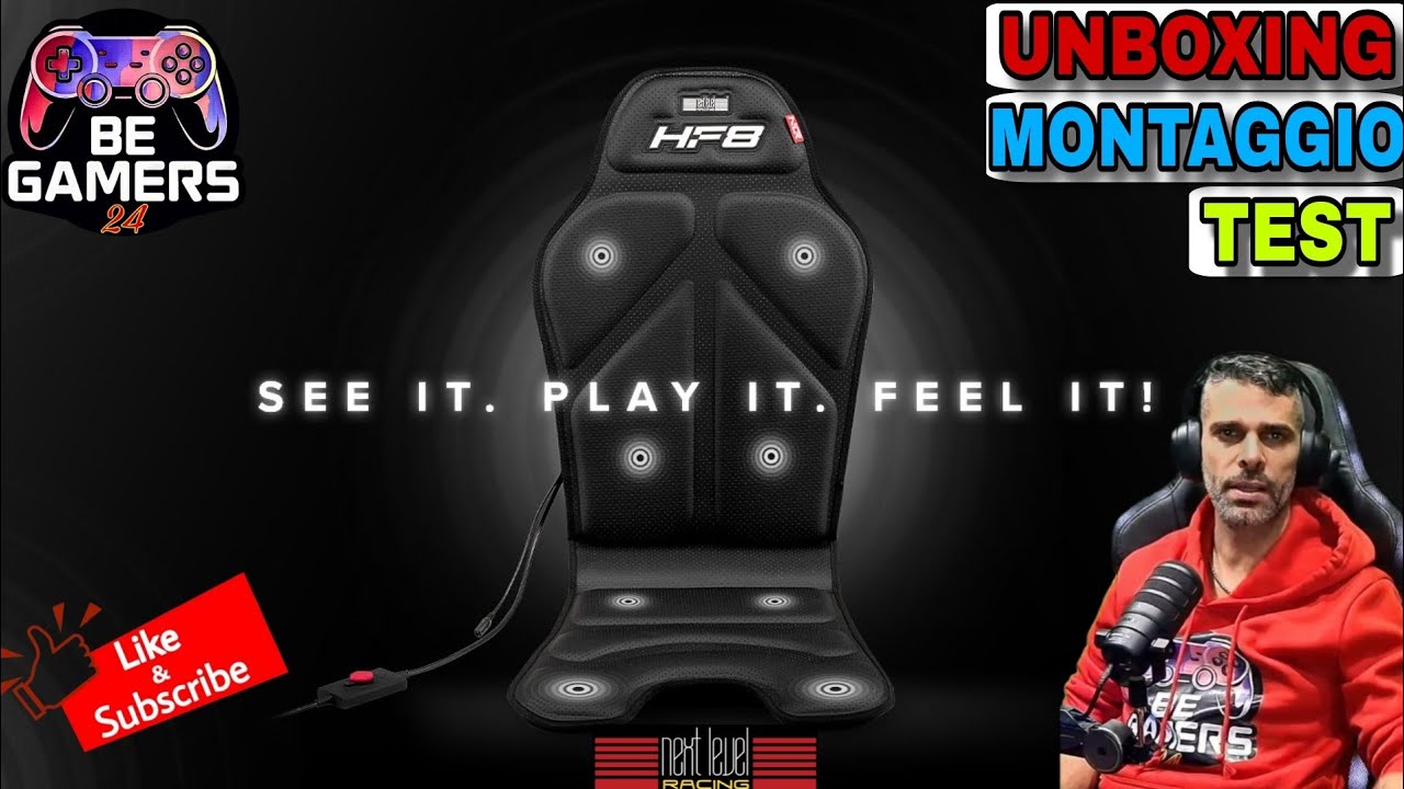 Next Level Racing HF8: Unboxing, montaggio e test!
