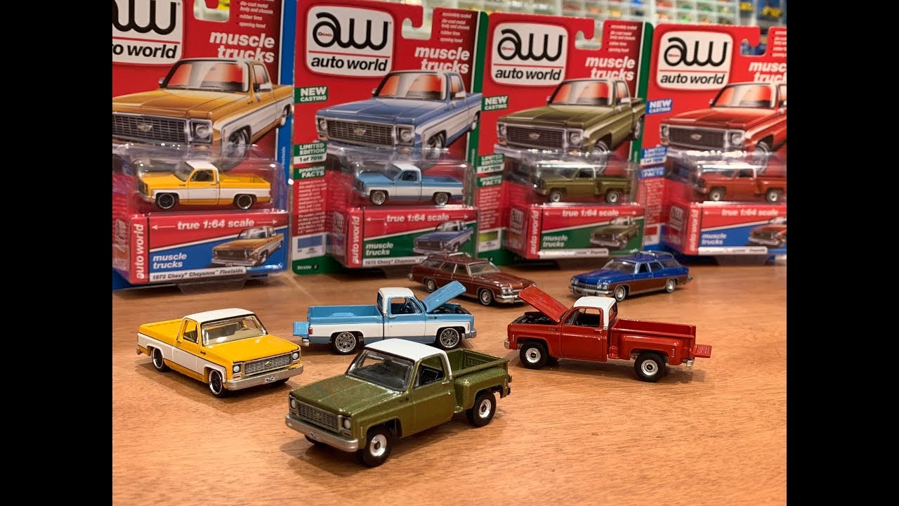 AutoWorld 1973 CHEVY CHEYENNE Muscle Trucks FULL REVIEW!