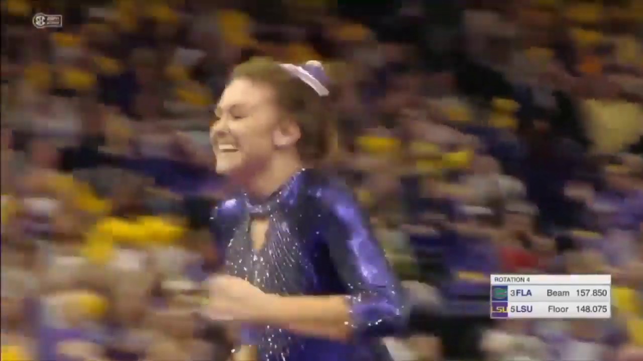 Ruby Harrold Floor LSU Vs Florida 2019 9.875