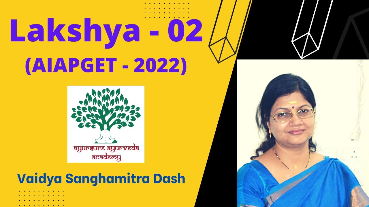 LAKSHYA - 02 (AIAPGET - 2022) QUESTION PAPER DISCUSSED BY Vaidya Sanghamitra Dash