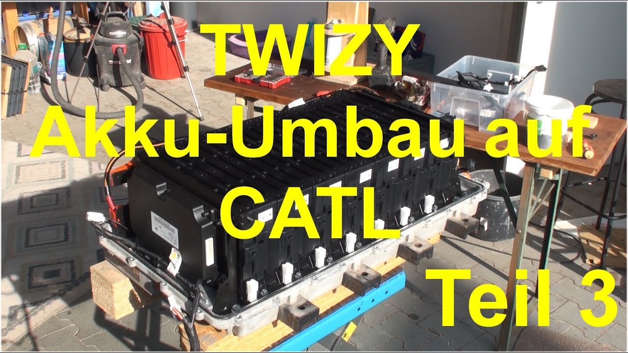 Twizy Akku Umbau auf CATL Teil 3