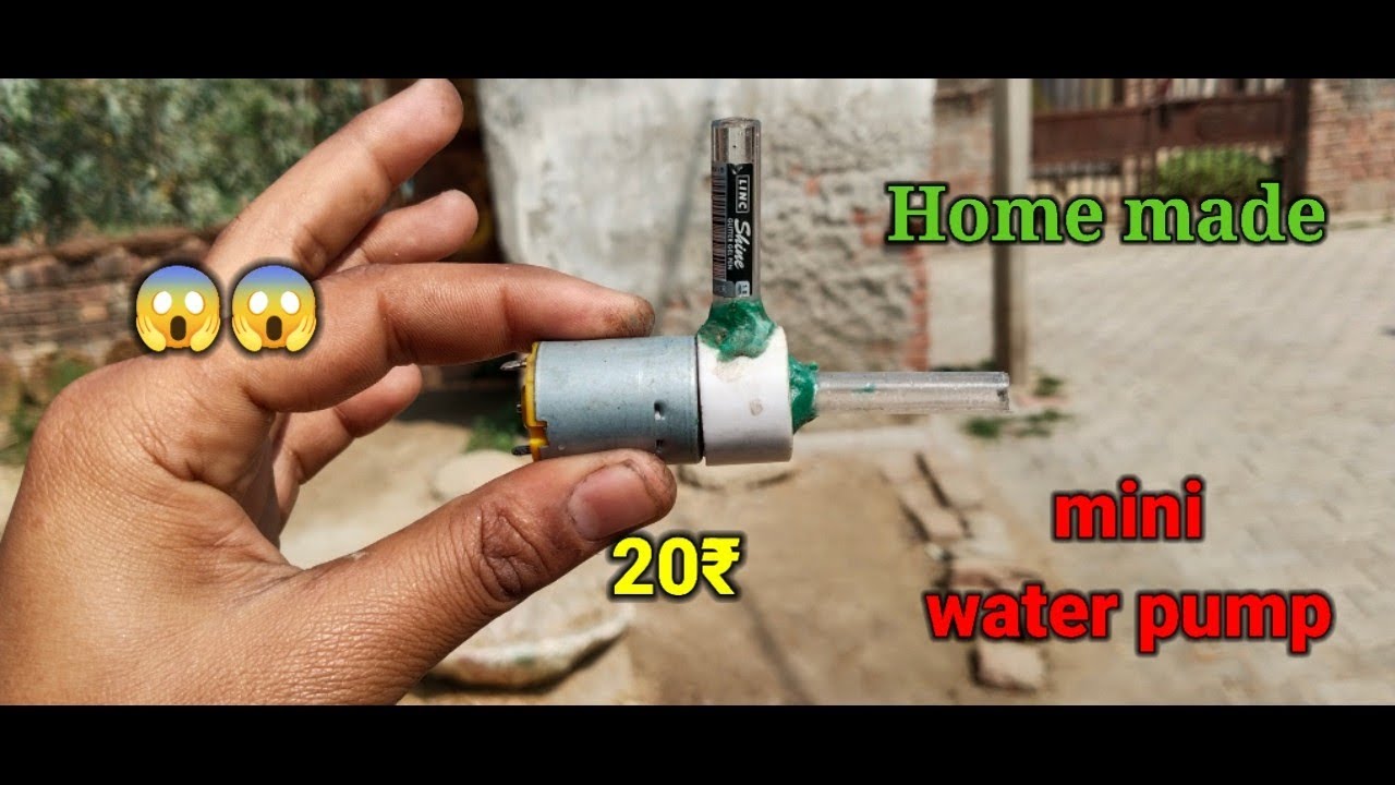 How to make Water Pump at Home ⚡ घर पर वाटर पंप कैसे बनाएं