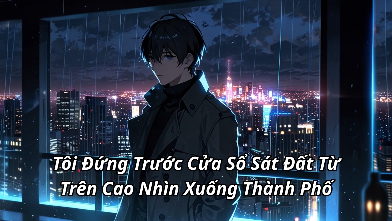 Tôi Đứng Trước Cửa Sổ Sát Đất Từ Trên Cao Nhìn Xuống Thành Phố