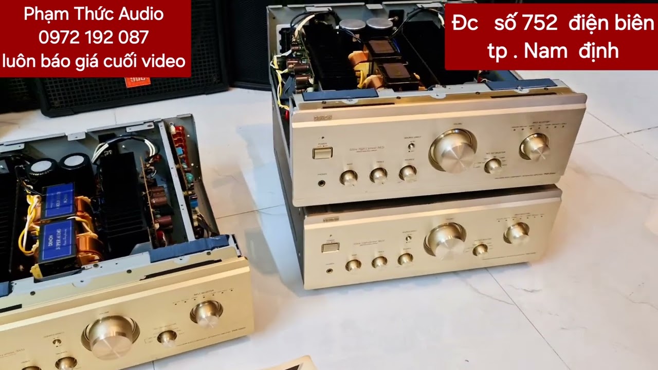 báo giá Đủ  Amply Denon 2000 - 2000ii -  2000iii và 2000iv   và so sánh cho ae tham khảo công suất