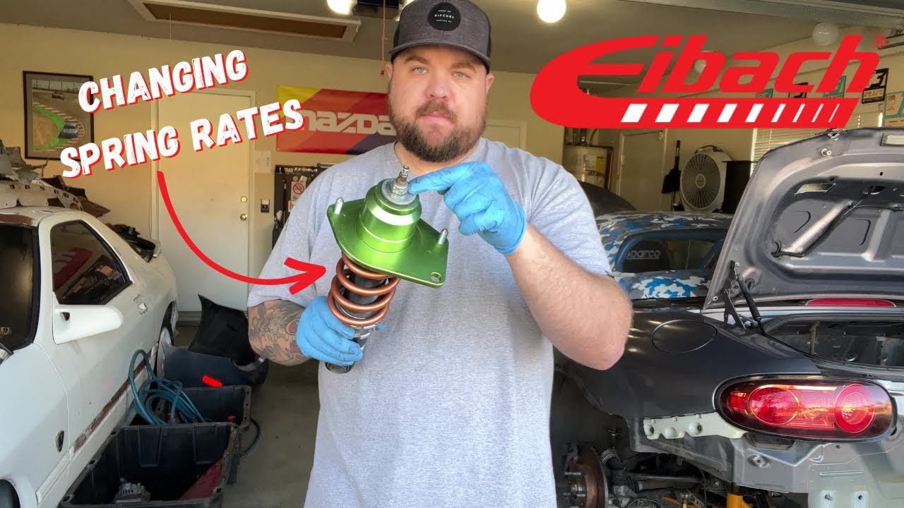 Changing Spring Rates on my Track Car-Very Easy!