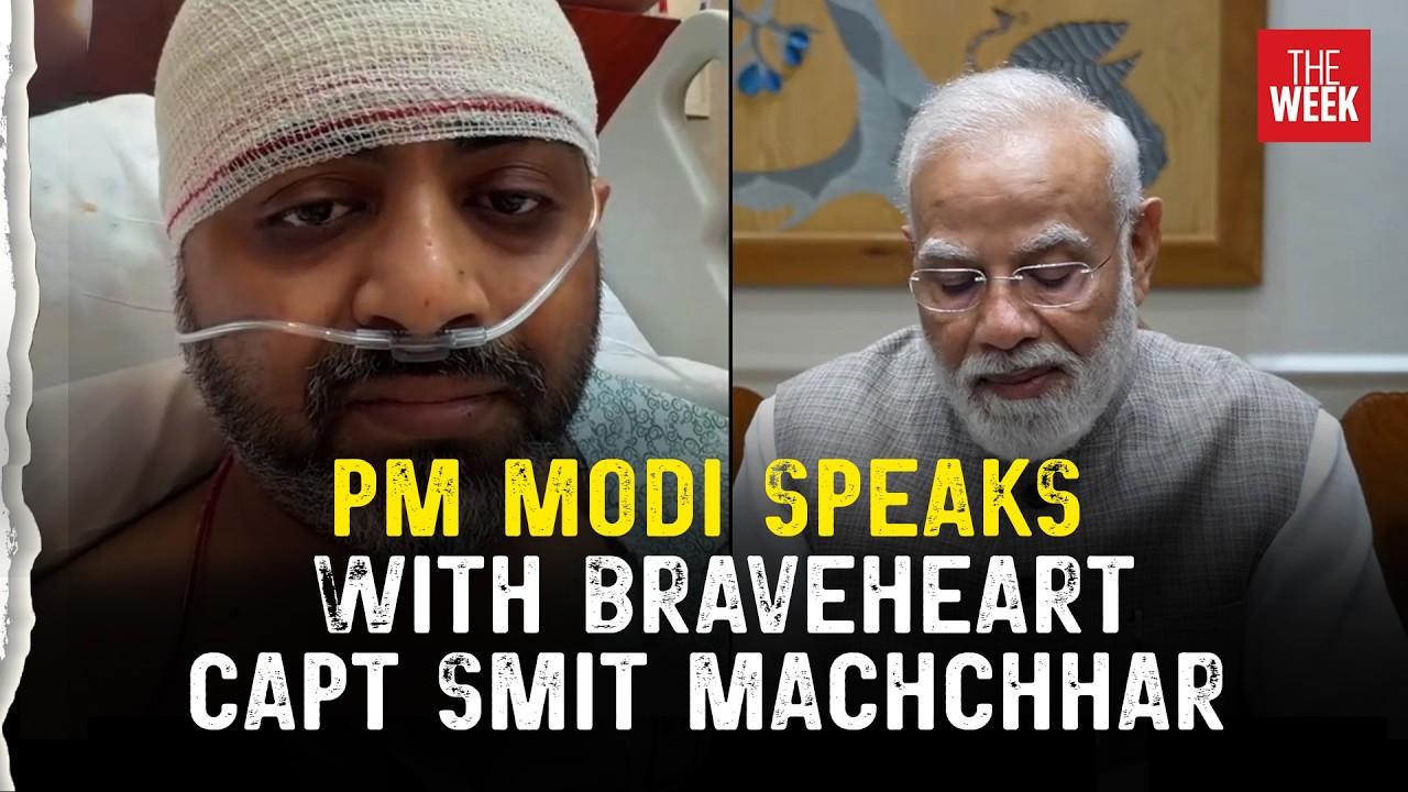 WATCH | PM Narendra Modi speaks with braveheart pilot Captain Smit Machchhar