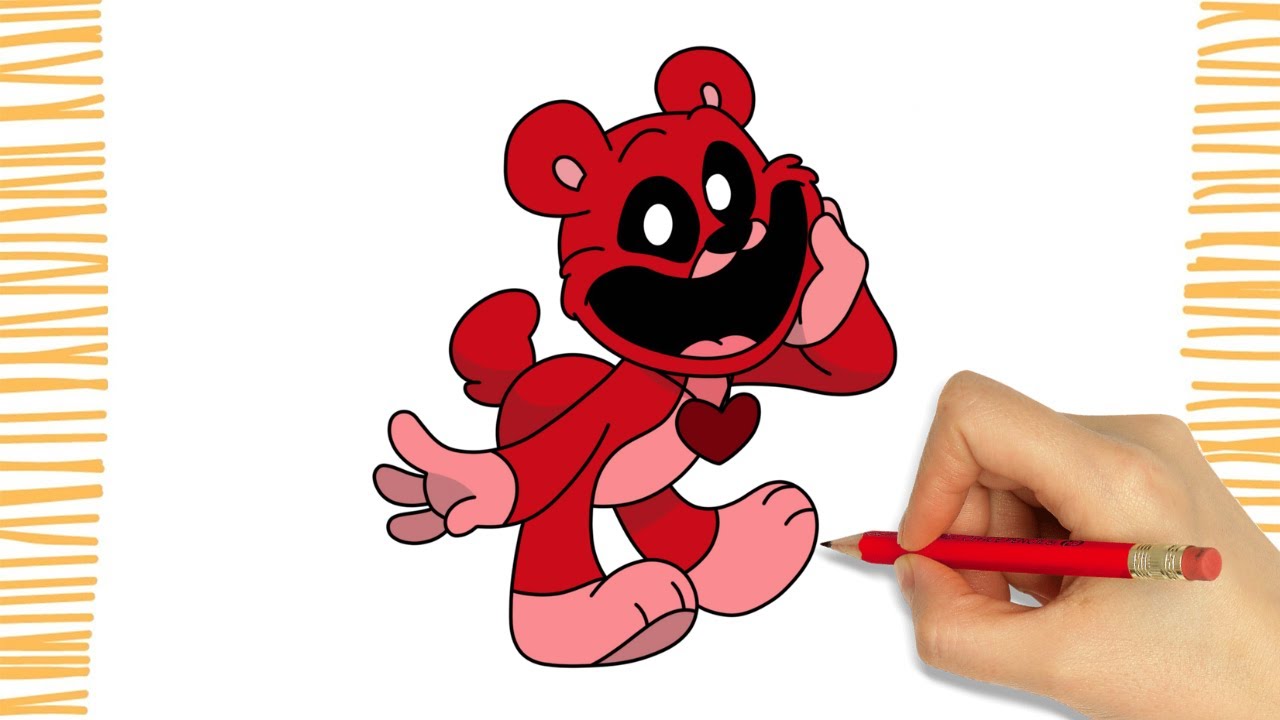 Como Desenhar o BOBBY BEARHUG I POPPY PLAYTIME