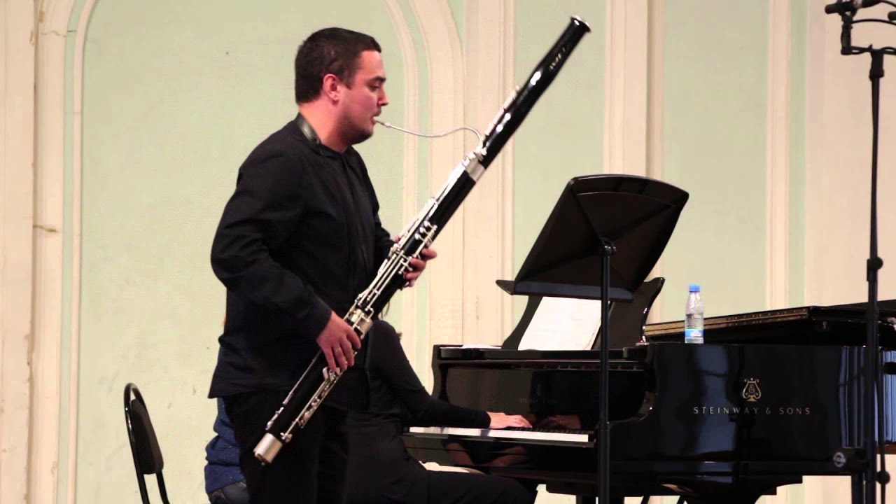 Otmar Nussio Variations on an air by Pergolesi for basoon and piano Shamidanov basson