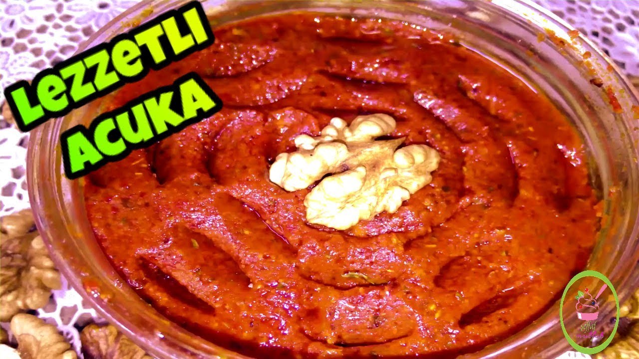 LEZZETLİ ACUKA NASIL YAPILIR?/ KAHVALTILARIN GÖZDE SOSU ACUKA/ŞEFFAF MUTFAK