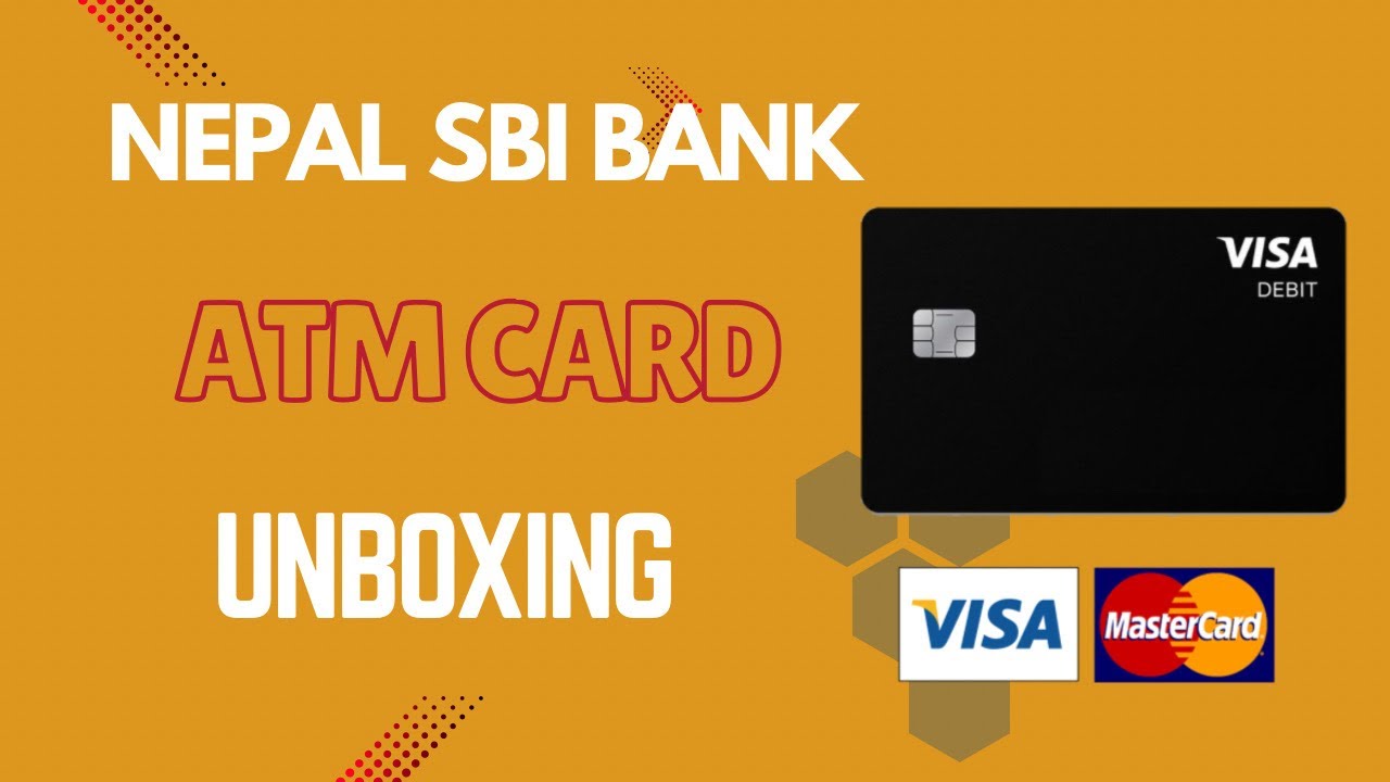 Nepal SBI Bank ATM card Unboxing | ATM card Unboxing  |UNBOXING VISA CARD
