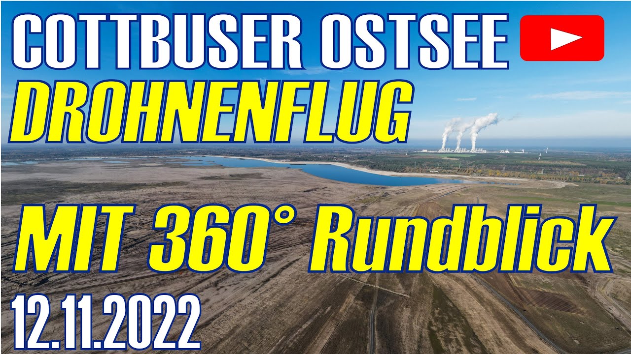 Cottbuser Ostsee   November Impressionen   Kompletter 360 Grad Rundumblick