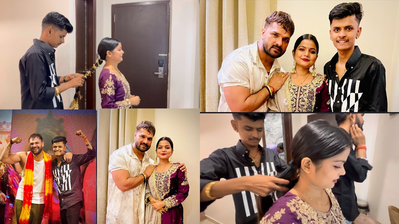 शुभम जी तैयार किए मुझे देखिए 🥰❤️😍 #khusbooghazipuri #shubhamjaker 