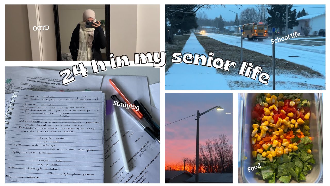 Senior diaries ⭐️|| ٢٤ ساعة بين الدراسة و البيت و النضج, lots of life updates 