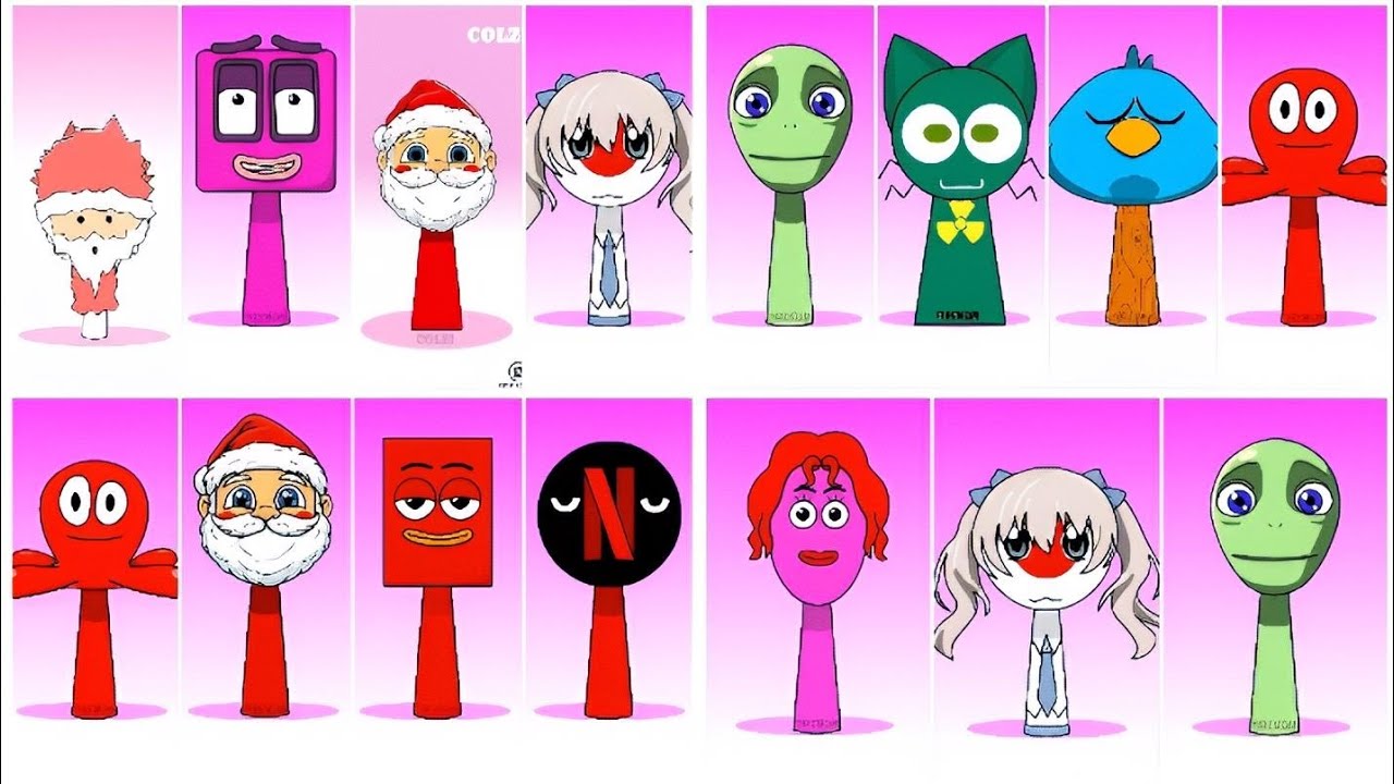 INCREDIBOX SPRUNKI OC ALL PHASES COMPILATION COMPLETE BATTLE PART-293