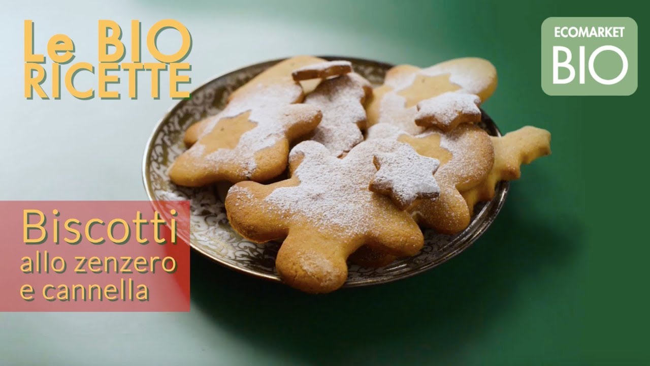 Biscotti con zenzero e cannella - EcomarketBio