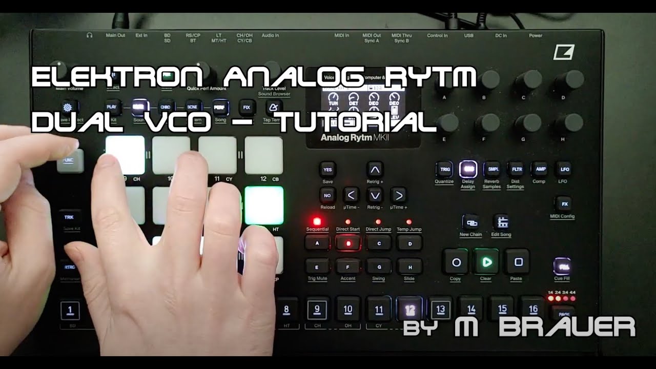 Elektron Analog Rytm - Dual VCO Tutorial