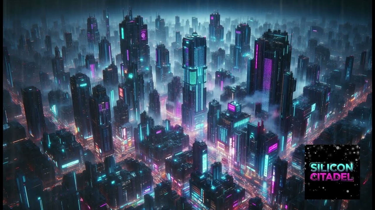 SILICON CITADEL Vol. 1 // Deep Focus Coding Mix [Dark Cyberpunk Cityscape & Rain 4K]