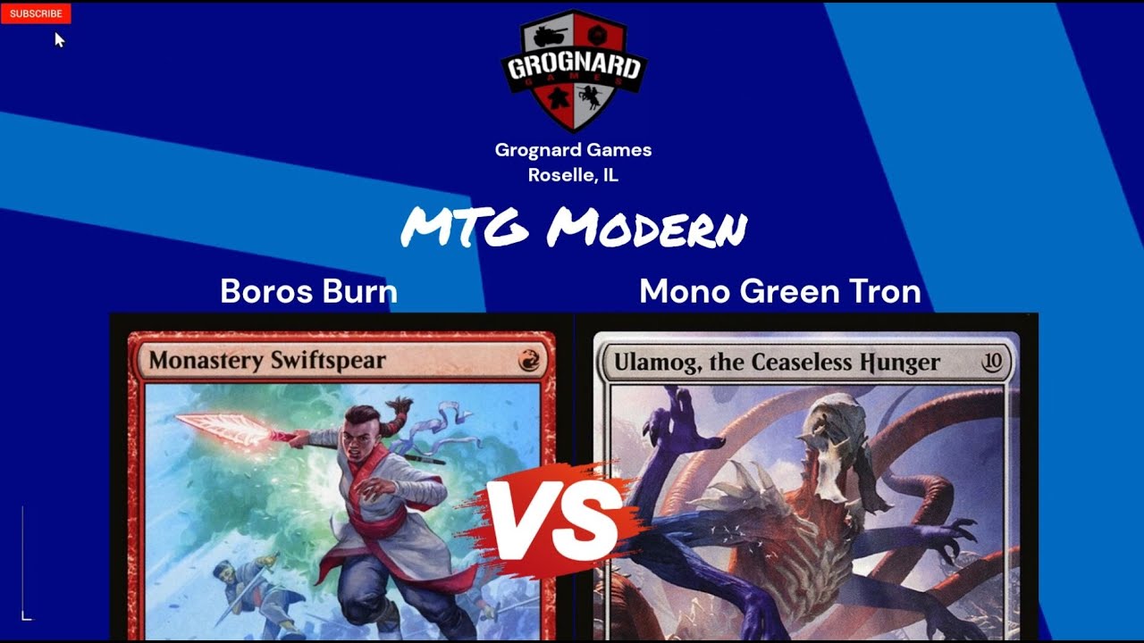 Boros Burn VS Mono Green Tron [MTG Modern]