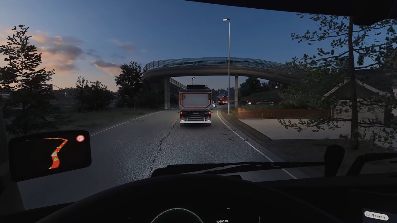 Euro Truck Simulator 2 | Realistic POV Truck Driving at Sunrise