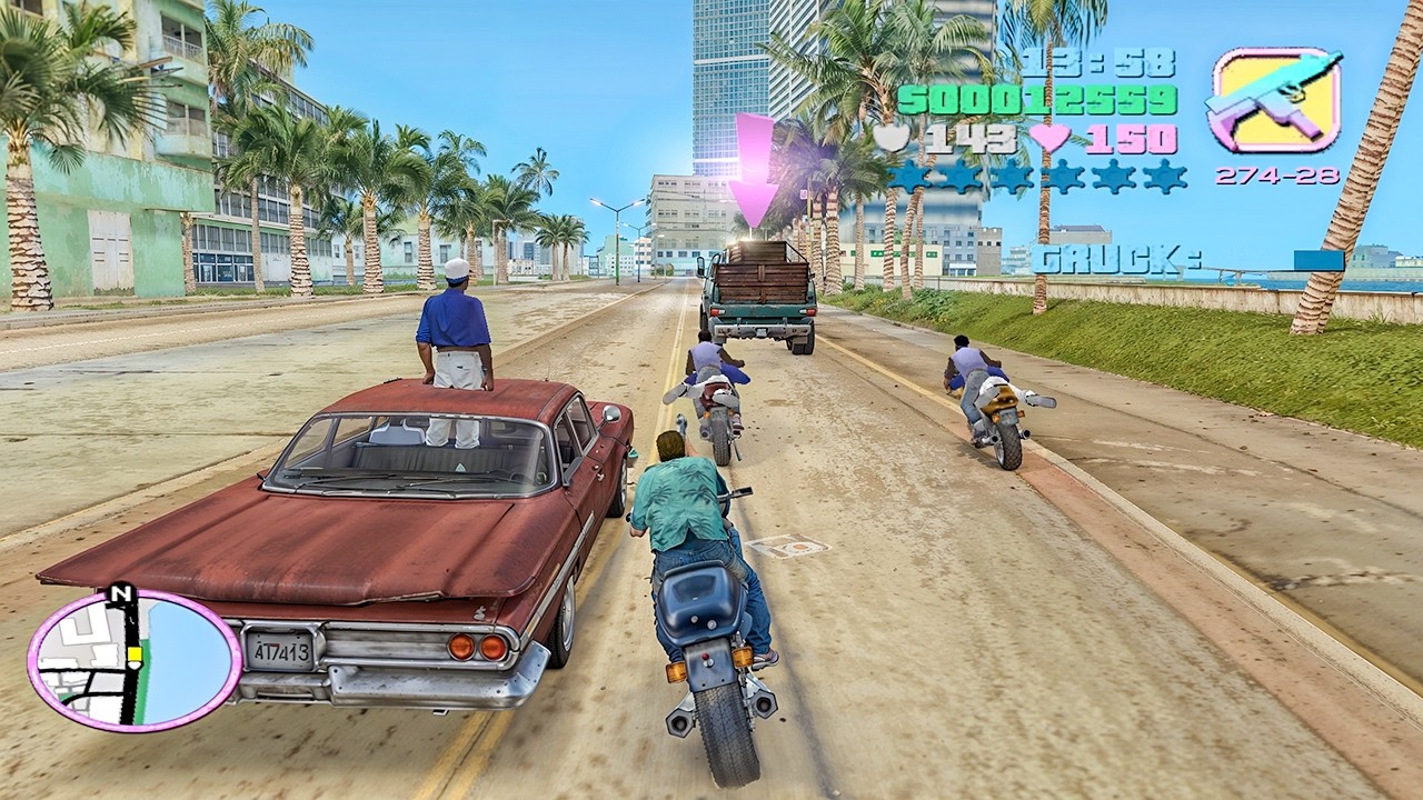 It took me 20 years to realize you could just do this in Vice City
