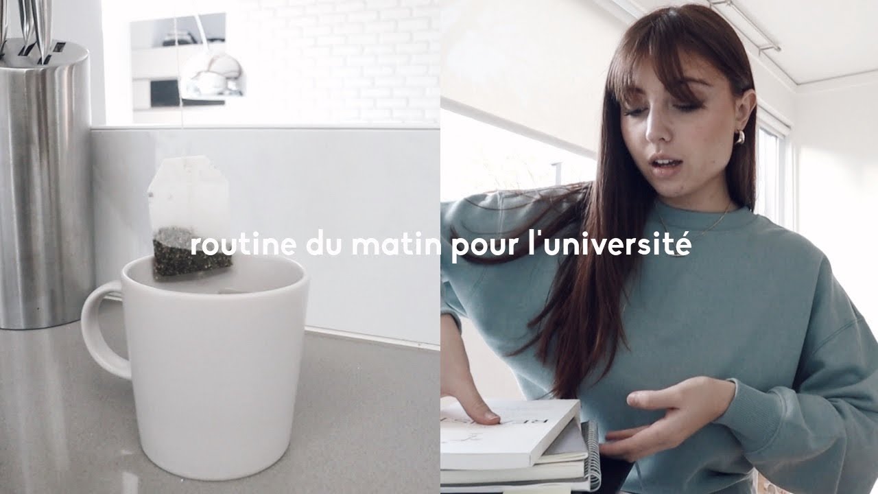 routine du matin pour l'université ☕️