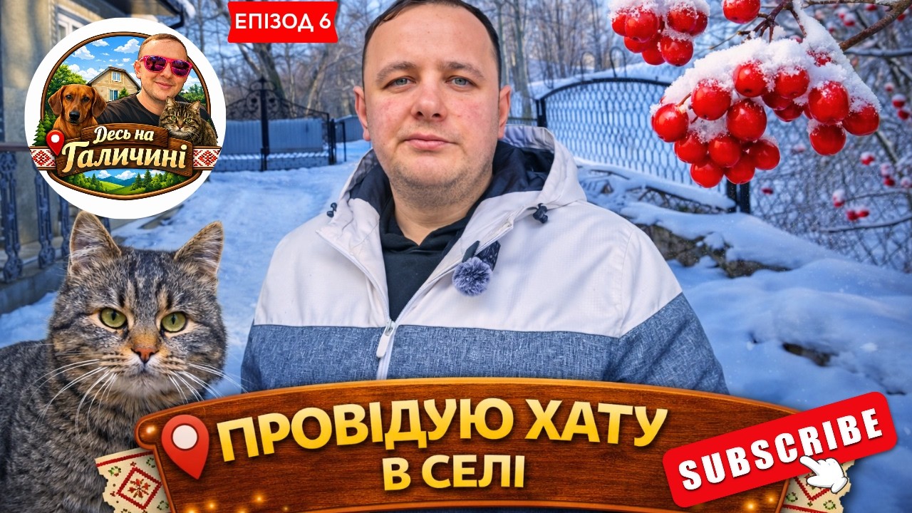 Котики, піч і роздуми | Приїхав нагодувати котів - задумався про більше