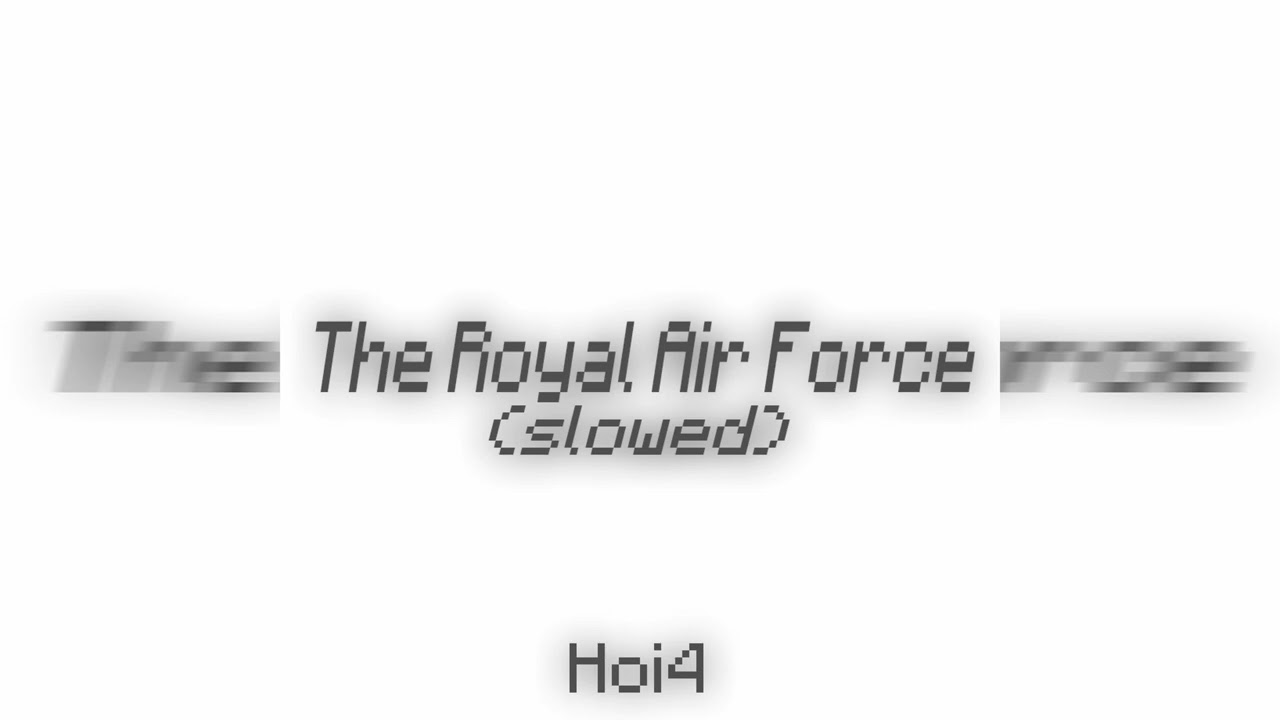 Andreas Waldetoft - The Royal Air Force (Slowed)